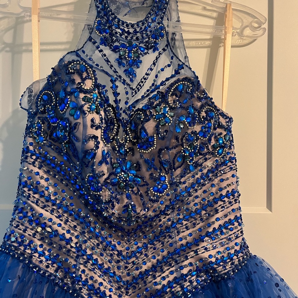 Morilee Prom dress in electric blue